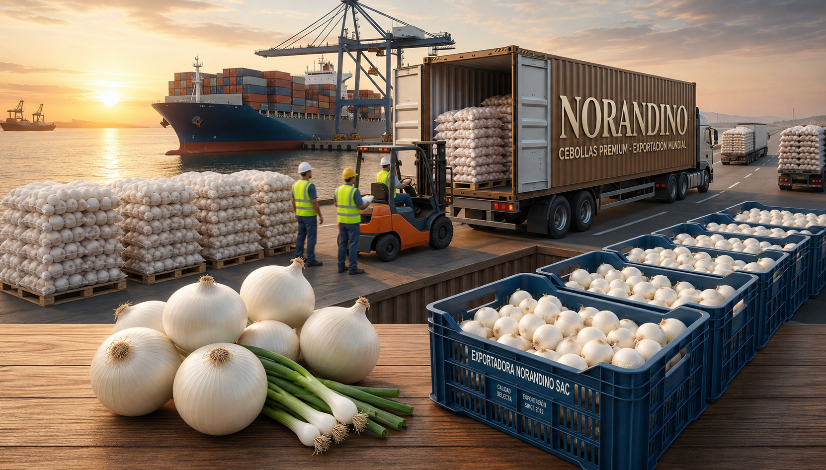 3D Export Cargo Ship Background